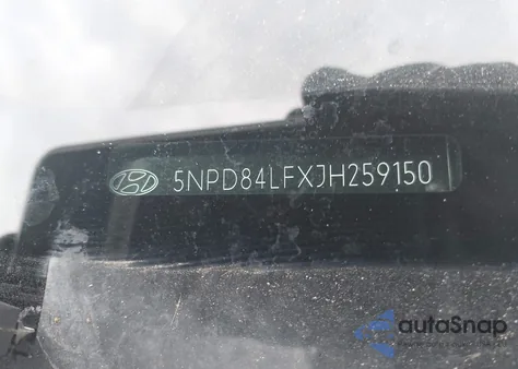 2018 Hyundai Elantra Sel z USA, uszkodzony, nr VIN 5NPD84LFXJH259150